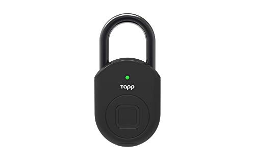 Tapplock lite Fingerprint Bluetooth Biometric Keyless Smart Padlock (Ash Black)