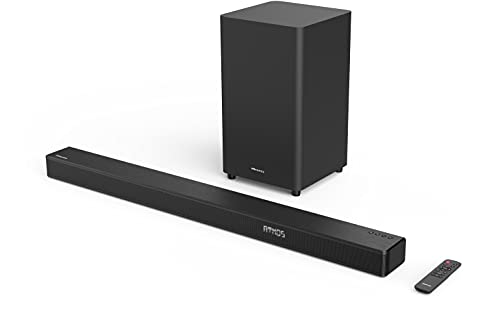 Hisense HS312 3.1ch Sound Bar with Wireless Subwoofer, 300W, Dolby Atmos, 4K Pass-Through,...