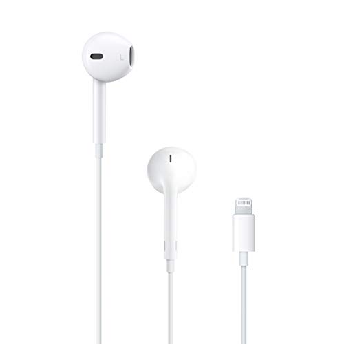 Apple EarPods Headphones with Lightning Connector, Wired Ear Buds for iPhone with Built-in...