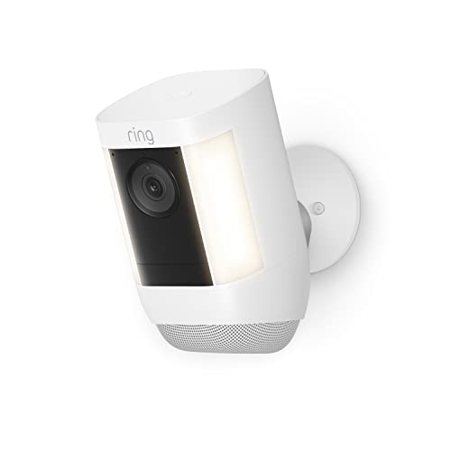 Ring Spotlight Cam Pro, Battery | 3D Motion Detection, Two-Way Talk with Audio+, and...