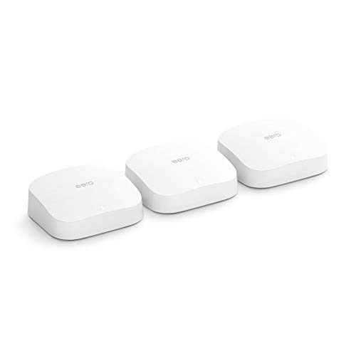 Amazon eero Pro 6 mesh Wi-Fi 6 system | Fast and reliable gigabit speeds | connect 75+...