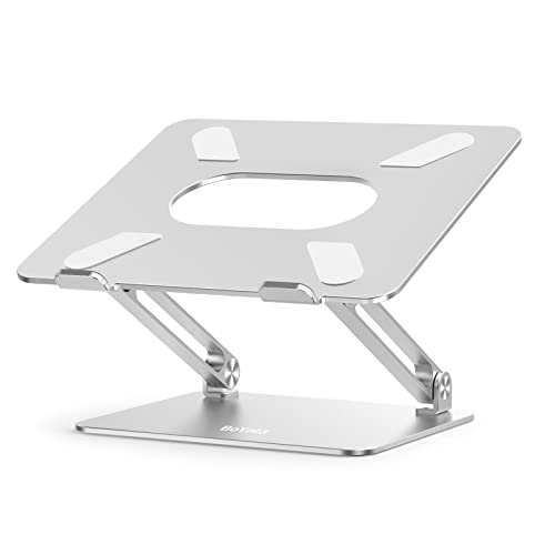 BoYata Laptop Stand, Laptop Holder, Multi-Angle Stand with Heat-Vent, Adjustable Notebook...