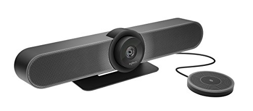 Logitech MeetUp and Expansion Mic HD Video and Audio Conferencing System for Small Meeting...