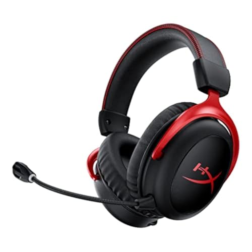 HyperX Cloud II Wireless -Gaming Headset for PC, PS5, PS4, Long Lasting Battery Up to 30...