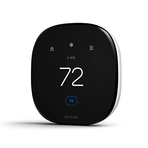 ecobee New Smart Thermostat Enhanced - Programmable Wifi Thermostat - Works with Siri,...