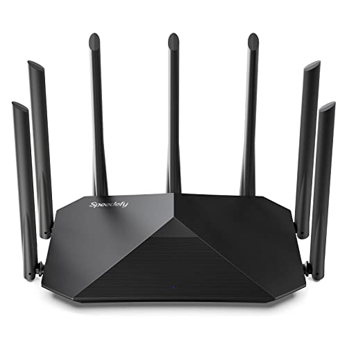 Speedefy AC2100 Smart WiFi Router - Dual Band Gigabit Wireless Router for Home & Gaming,...