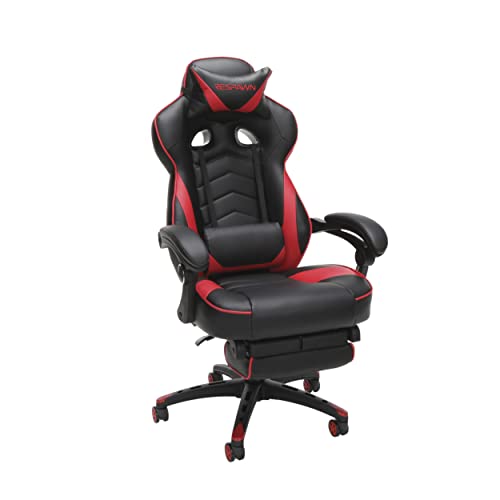 RESPAWN 110 Ergonomic Gaming Chair with Footrest Recliner - Racing Style High Back PC...