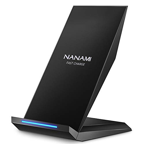 Fast Wireless Charger,NANAMI Qi Certified Wireless Charging Stand Compatible iPhone 15/15...