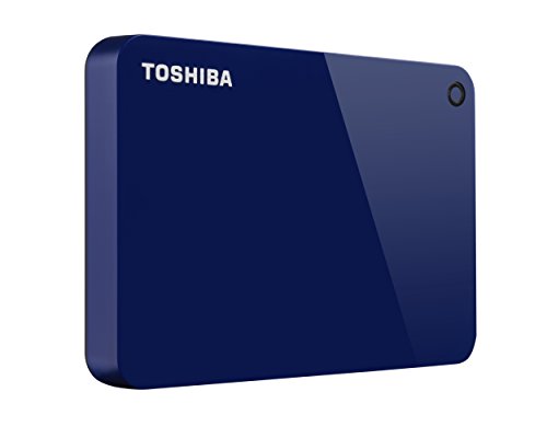 Toshiba Canvio Advance 1TB Portable External Hard Drive USB 3.0, Blue - HDTC910XL3AA
