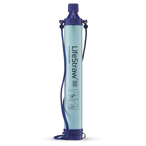 LifeStraw Personal Water Filter for Hiking, Camping, Travel, and Emergency Preparedness, 1...