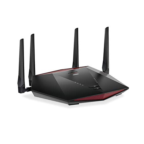 NETGEAR XR1000-100NAR Nighthawk AX5400 5.4Gbps 6-Stream Pro Gaming WiFi 6 Router -...