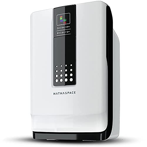 HATHASPACE Smart Air Purifiers - True HEPA Air Purifier, Cleaner & Filter for Allergies,...