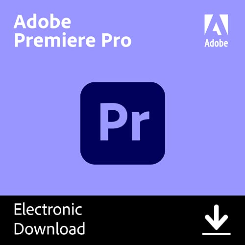 Adobe Premiere Pro | Video Editing and Production Software | 12-Month Subscription with...