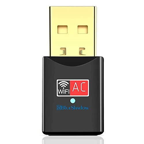 Blueshadow USB WiFi Adapter - Dual Band 2.4G/5G Mini Wi-fi ac Wireless Network Card Dongle...