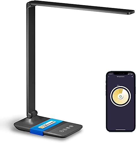 meross Smart LED Desk Light, Metal LED Desk Lamp Works with HomeKit, Alexa and Google...