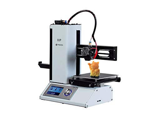 Monoprice Select Mini 3D Printer v2 - White With Heated (120 x 120 x 120 mm) Build Plate,...