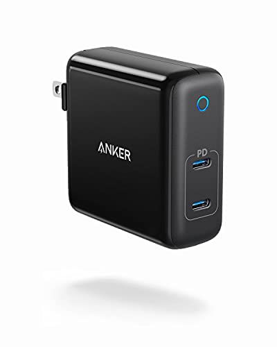 Anker 60W 2-Port USB C Charger, PowerPort Atom PD 2 [GAN Tech] Compact Foldable Wall...