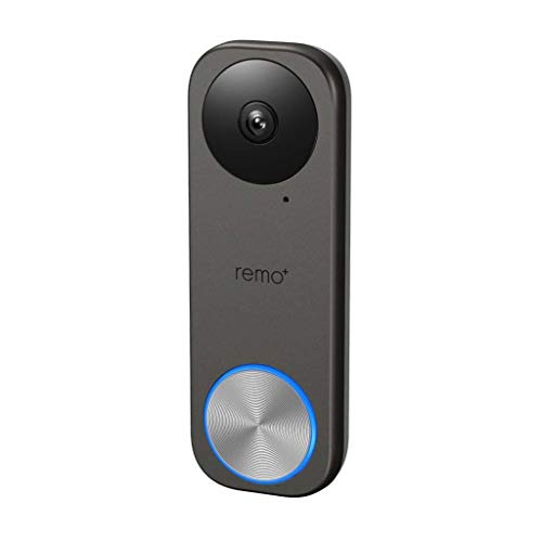 Remo+ RemoBell S WiFi Video Doorbell Camera with HD Video, Motion Sensor, 2-Way Talk, and...