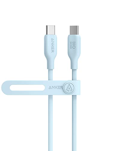 Anker 543 USB C to USB C Cable (240W 3ft), USB 2.0 Bio-Based Charging Cable for iPhone...