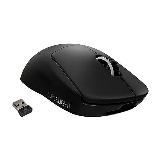 Logitech G PRO X SUPERLIGHT Wireless Gaming Mouse, Ultra-Lightweight, HERO 25K Sensor,...