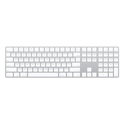 Apple Magic Keyboard with Numeric Keypad: Wireless, Bluetooth, Rechargeable. Works with...
