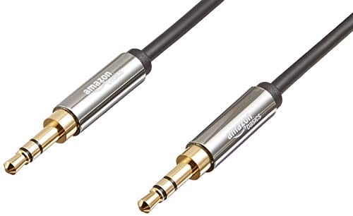 Amazon Basics 2-Pack 3.5mm Aux Audio Cable for Stereo Speaker or Subwoofer with...