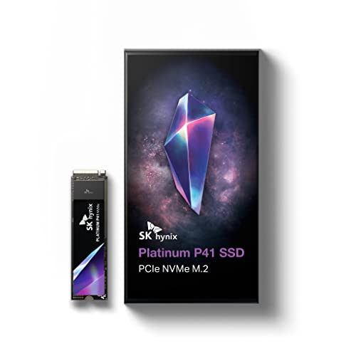 SK hynix Platinum P41 1TB PCIe NVMe Gen4 M.2 2280 Internal Gaming SSD, Up to 7,000MB/S,...
