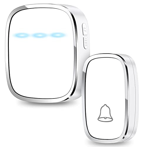 Anko Wireless Doorbell, Plug and Play Waterproof Door Bell Kit; 1000 Feet Operating Range;...