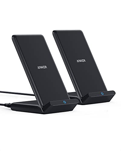 Anker 2 Pack 313 Wireless Charger (Stand), Qi-Certified for iPhone 15/15 Pro/15 Pro...