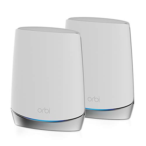 NETGEAR Orbi Whole Home Tri-band Mesh WiFi 6 System (RBK752) – Router with 1 Satellite...