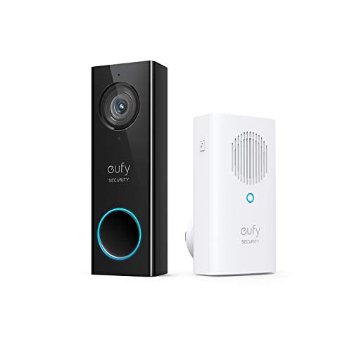 eufy Security, Wi-Fi Doorbell Camera, 2K Resolution, No Monthly Fees, Local Storage, Human...