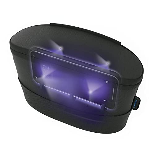 Homedics UV Clean Portable Sanitizer Bag - Rechargeable UV Light Sanitizer and Sterilizer...