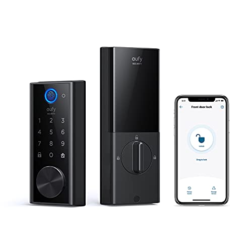 eufy Security S230 Smart Door Lock Touch & Wi-Fi, Fingerprint Scanner, Keyless Entry Wi-Fi...