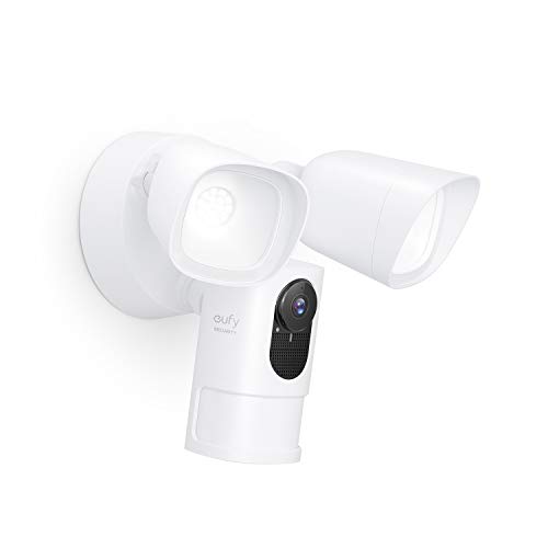 eufy Security Floodlight Camera, 1080p, No Monthly Fees, 2500 Lumens, Weatherproof,...