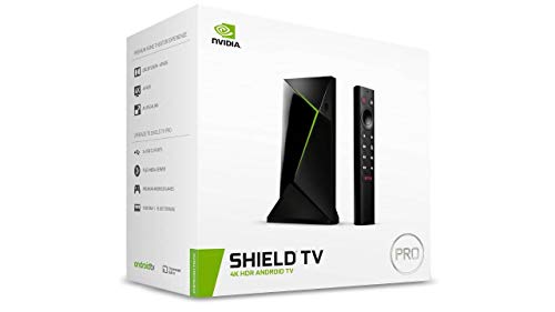 NVIDIA SHIELD Android TV Pro Streaming Media Player; 4K HDR movies, live sports, Dolby...