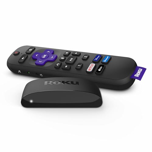 Roku Express | HD Roku Streaming Device with Simple Remote (no TV controls), Free & Live...