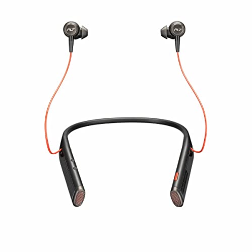 Poly Voyager 6200 UC - Bluetooth Dual-Ear (Stereo)Earbuds Neckband Headset - USB-A...