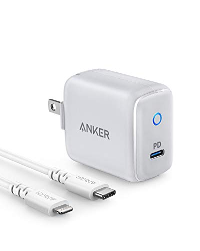 iPhone Charger, Anker 18W USB C Fast Charger with 3ft PowerLine II USB-C to Lightning...