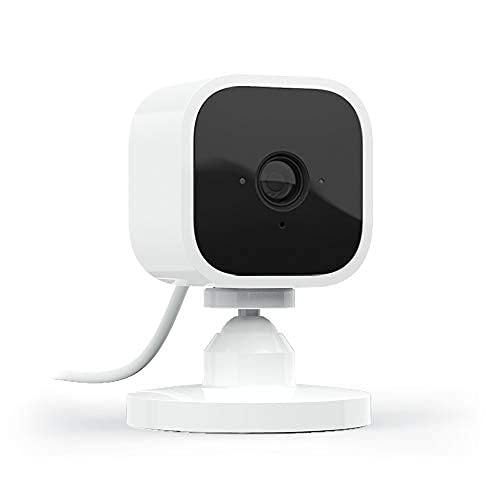 Blink Mini – Compact indoor plug-in smart security camera, 1080p HD video, night vision,...