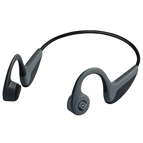 Bone Conduction Headphones Bluetooth 5.0 Open-Ear Wireless Sports Headsets w/Mic for...