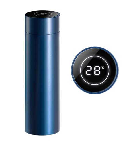 VENCO Stylish Smart Vacuum Flask Thermos Water Bottle – Digital Temperature Control...