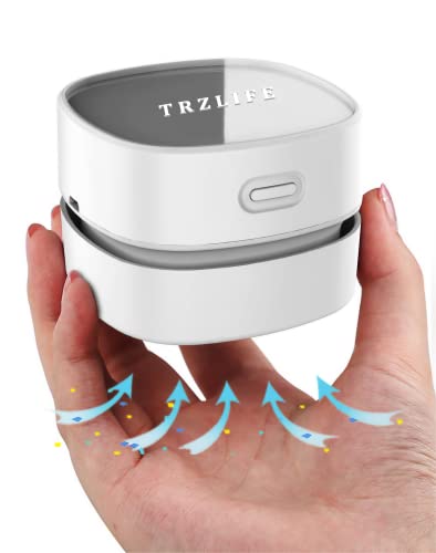 TRZLIFE Desk Vacuum, Upgraded Version of Mini Desk Vacuum Cleaner More Durable Desk...