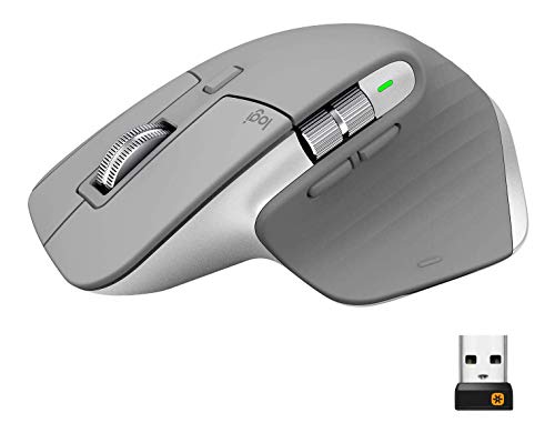 Logitech MX Master 3 Advanced Wireless Mouse, Ultrafast Scrolling, Ergonomic, 4000 DPI,...