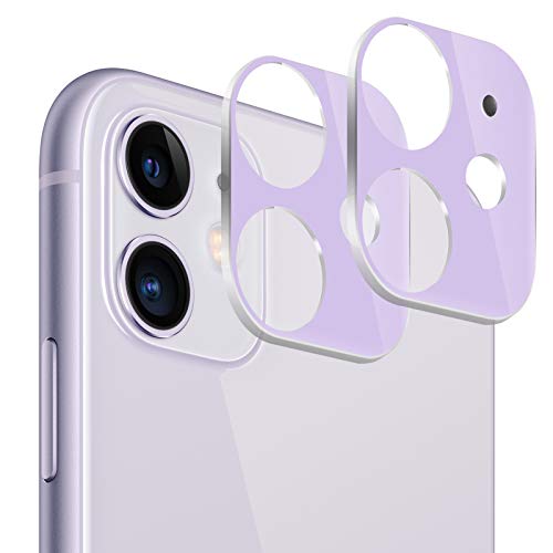 (2 Pack) iPhone 11 Camera Lens Protector, BASE MALL Dustproof 9H Tempered Glass Camera...
