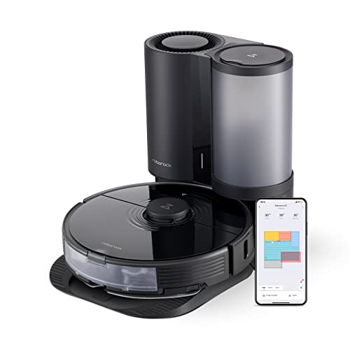 roborock S7+ Robot Vacuum and Sonic Mop with Self-Empty Dock, Stores up to 60-Days of...