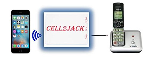 Cell2Jack - Cellphone to Home Phone Adapter - Avoid Harmful Cell Signal Radiation. Make...