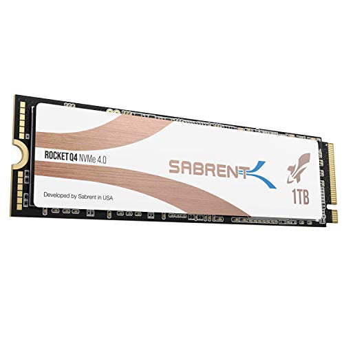 SABRENT 1TB Rocket Q4 NVMe PCIe 4.0 M.2 2280 Internal SSD Maximum Performance Solid State...