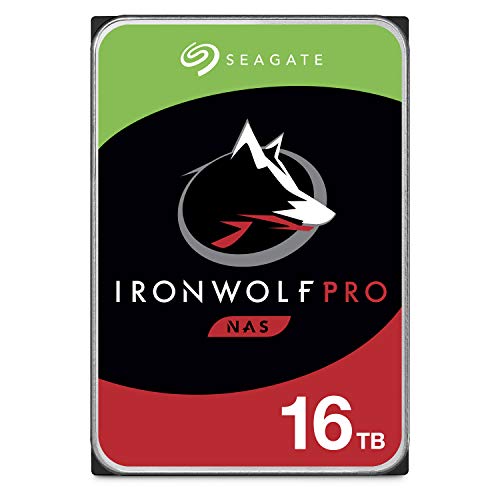 Seagate IronWolf Pro 16TB 3.5-Inch Internal HDD, 7200 RPM, 256MB Cache for NAS