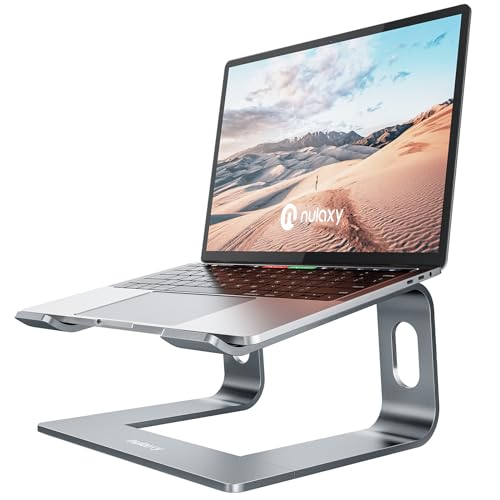 Nulaxy Laptop Stand, Detachable Ergonomic Laptop Mount Computer Stand for Desk, Aluminum...