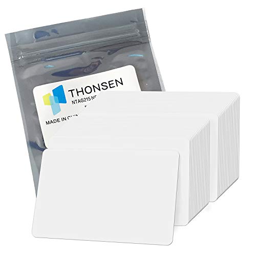 THONSEN 40pcs NFC Tags NTAG215 NFC Cards NFC 215 Tags Compatible with TagMo for...